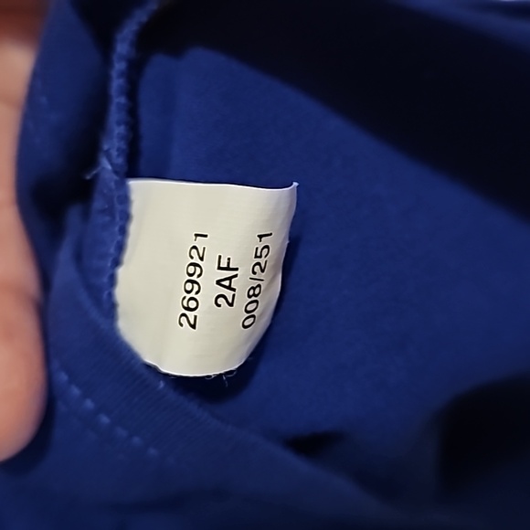 My BraTops Royal Blue Tie Up Halter Padded Cups Shelf Bra VGUC Size? 2AF - Picture 7 of 10